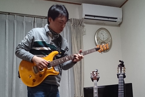 prs_custom24を弾く