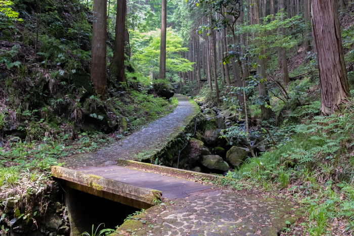 五宝滝までの道