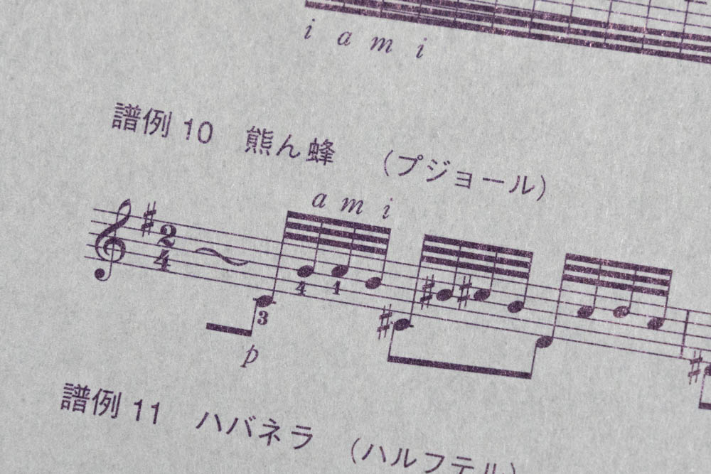 イエペスの運指 熊蜂