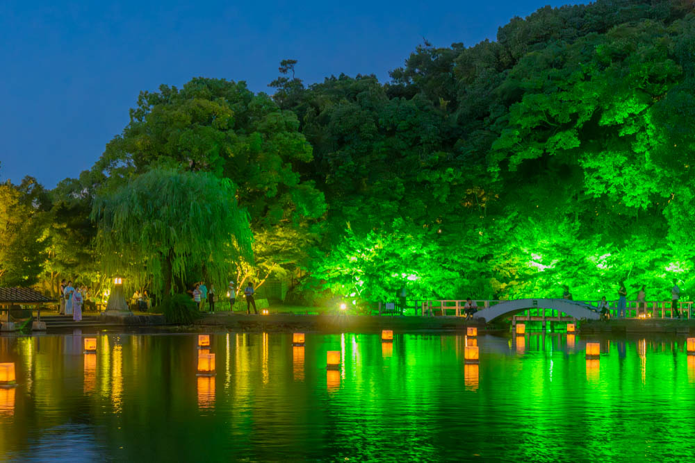 徳川園 西湖堤