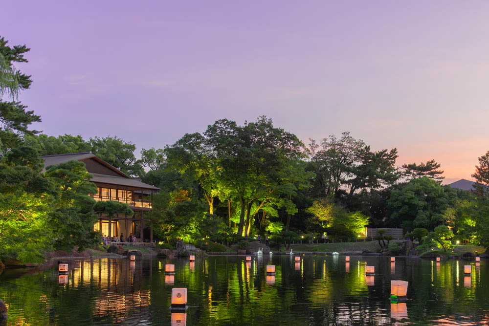 夜の徳川園